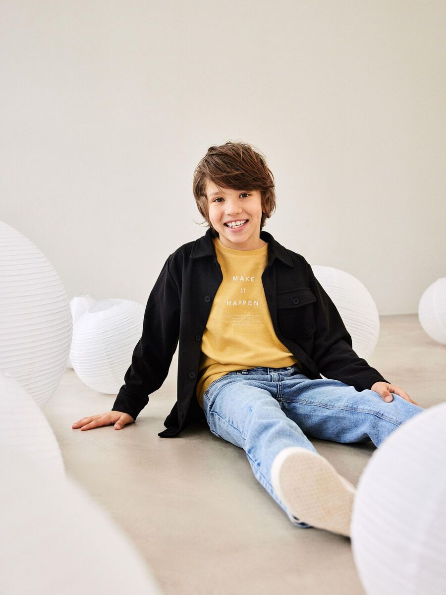 LANGE MOUWEN OVERSHIRT