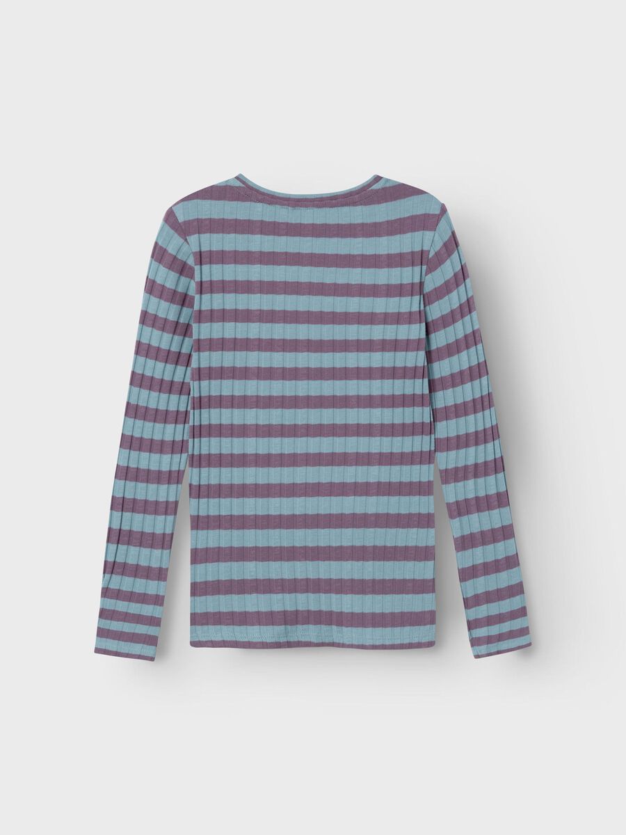 RIB TOP MET LANGE MOUWEN