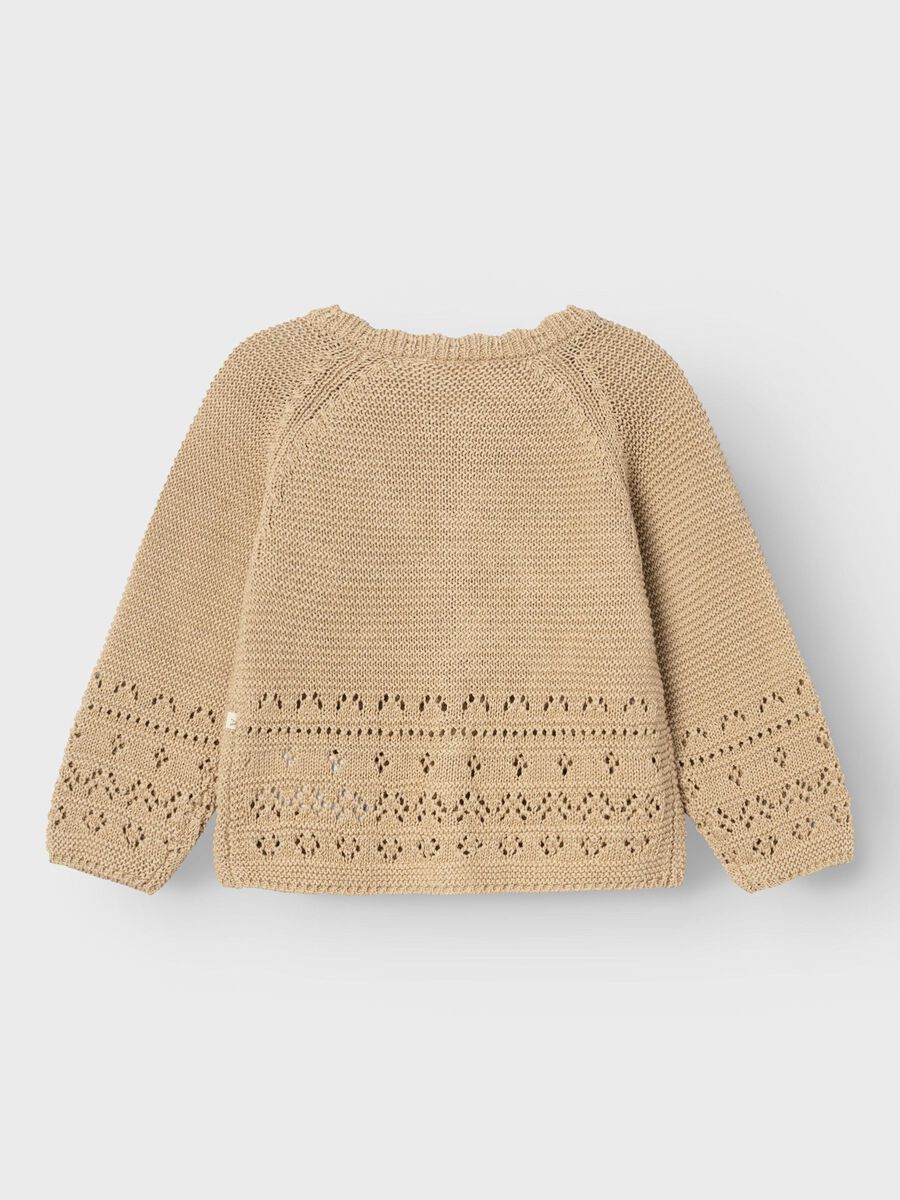 BIOLOGISCH KATOEN GEBREID VEST