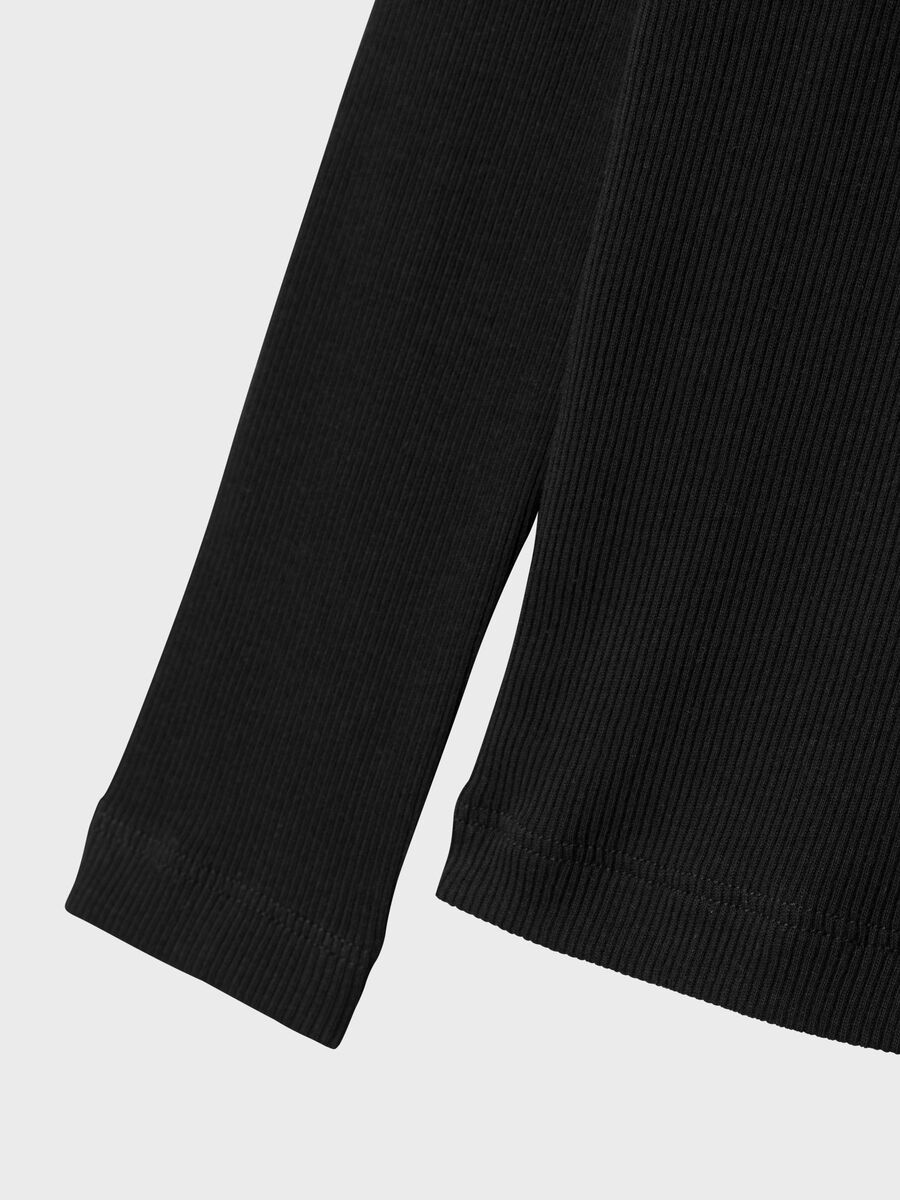 REGULAR FIT TOP MET LANGE MOUWEN