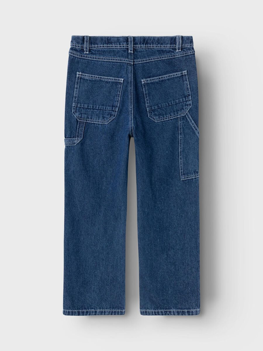 STRAIGHT LEG CARGO JEANS