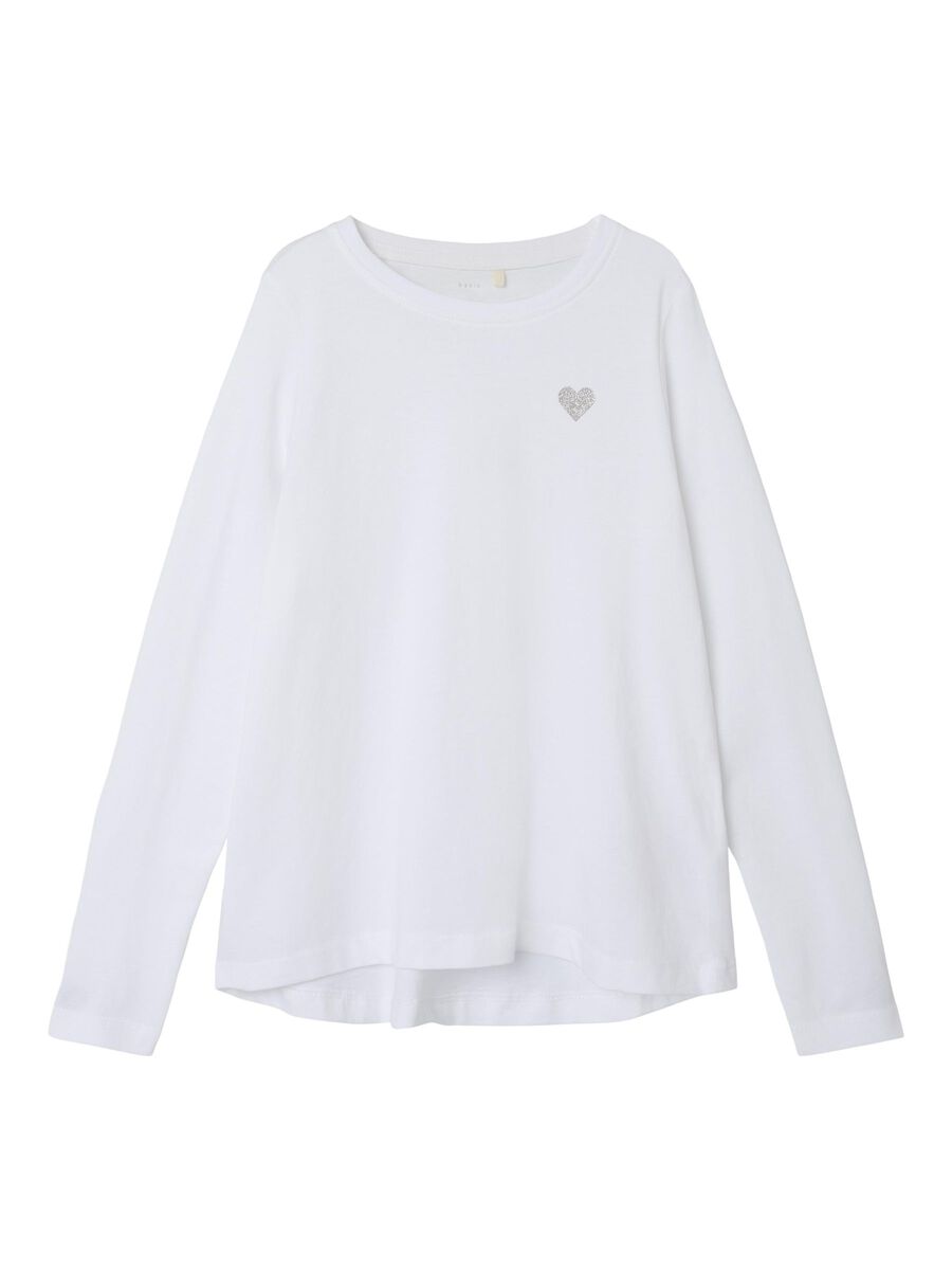 GLITTER TOP MET LANGE MOUWEN