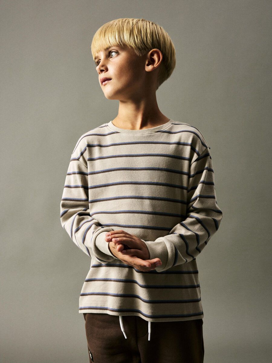 REGULAR FIT TOP MET LANGE MOUWEN