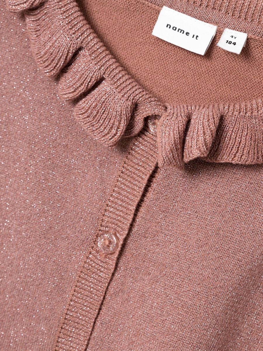 GLITTER GEBREID VEST