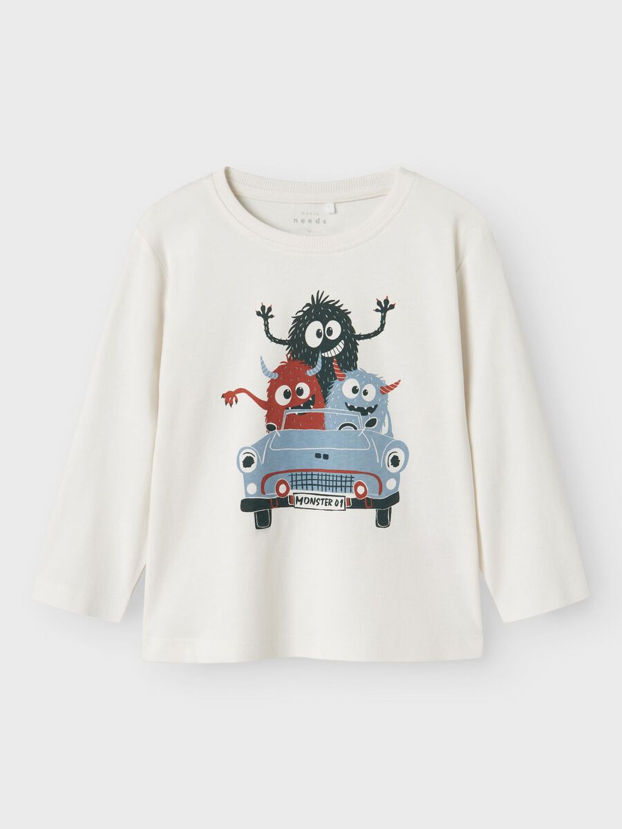 LOOSE FIT TOP MET LANGE MOUWEN