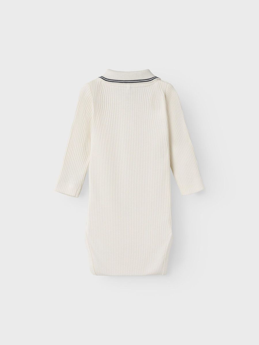 LANGE MOUWEN POLO ROMPER