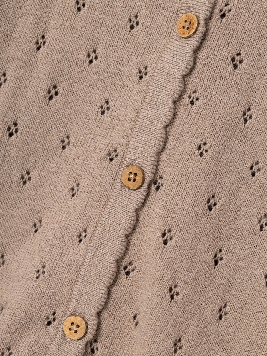 LANGE MOUWEN GEBREID VEST