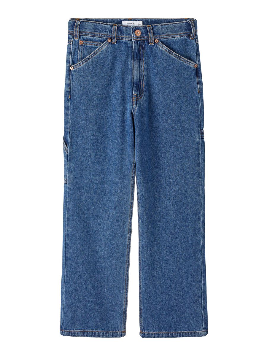 STRAIGHT LEG CARGO JEANS