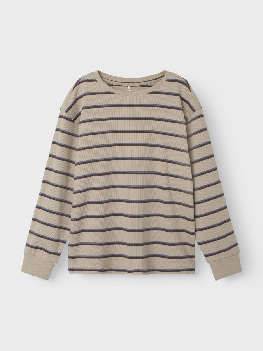 REGULAR FIT TOP MET LANGE MOUWEN