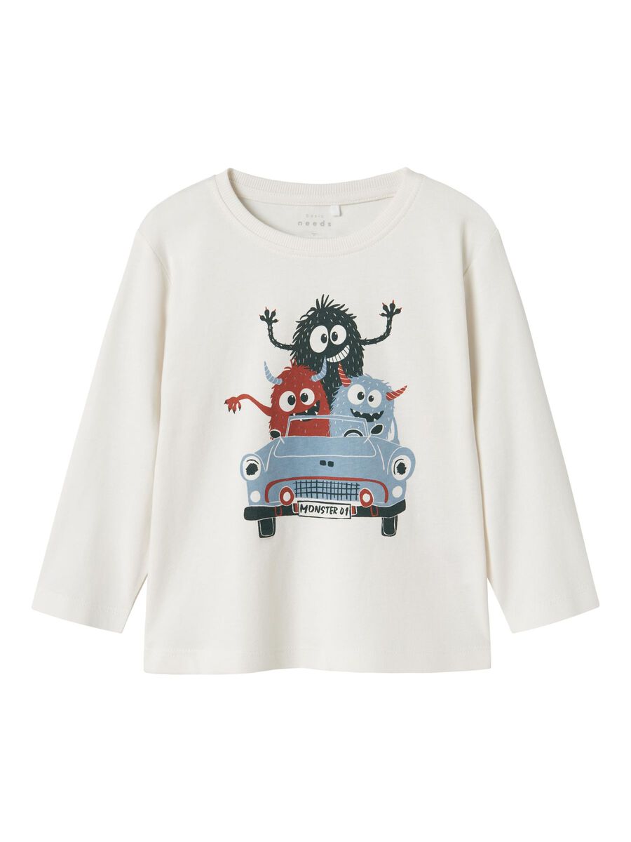 LOOSE FIT TOP MET LANGE MOUWEN