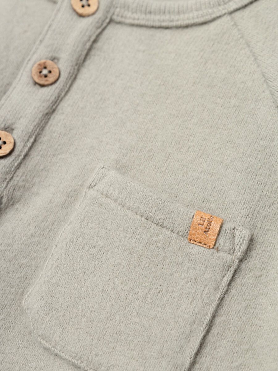 REGULAR FIT TOP MET LANGE MOUWEN