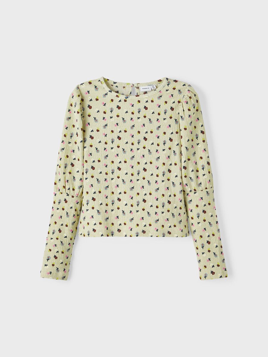 REGULAR FIT TOP MET LANGE MOUWEN