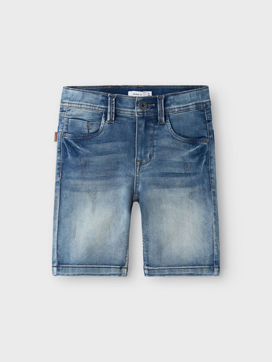 SLIM FIT DENIM SHORT