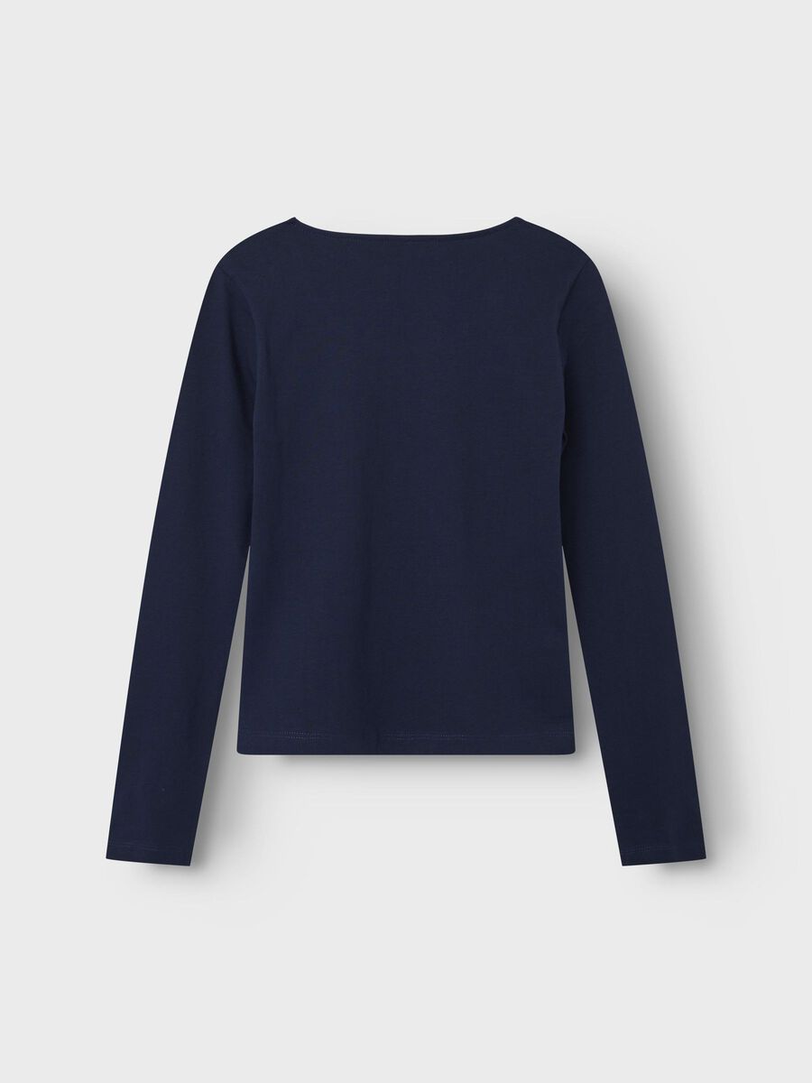 BIOLOGISCH KATOEN TOP MET LANGE MOUWEN