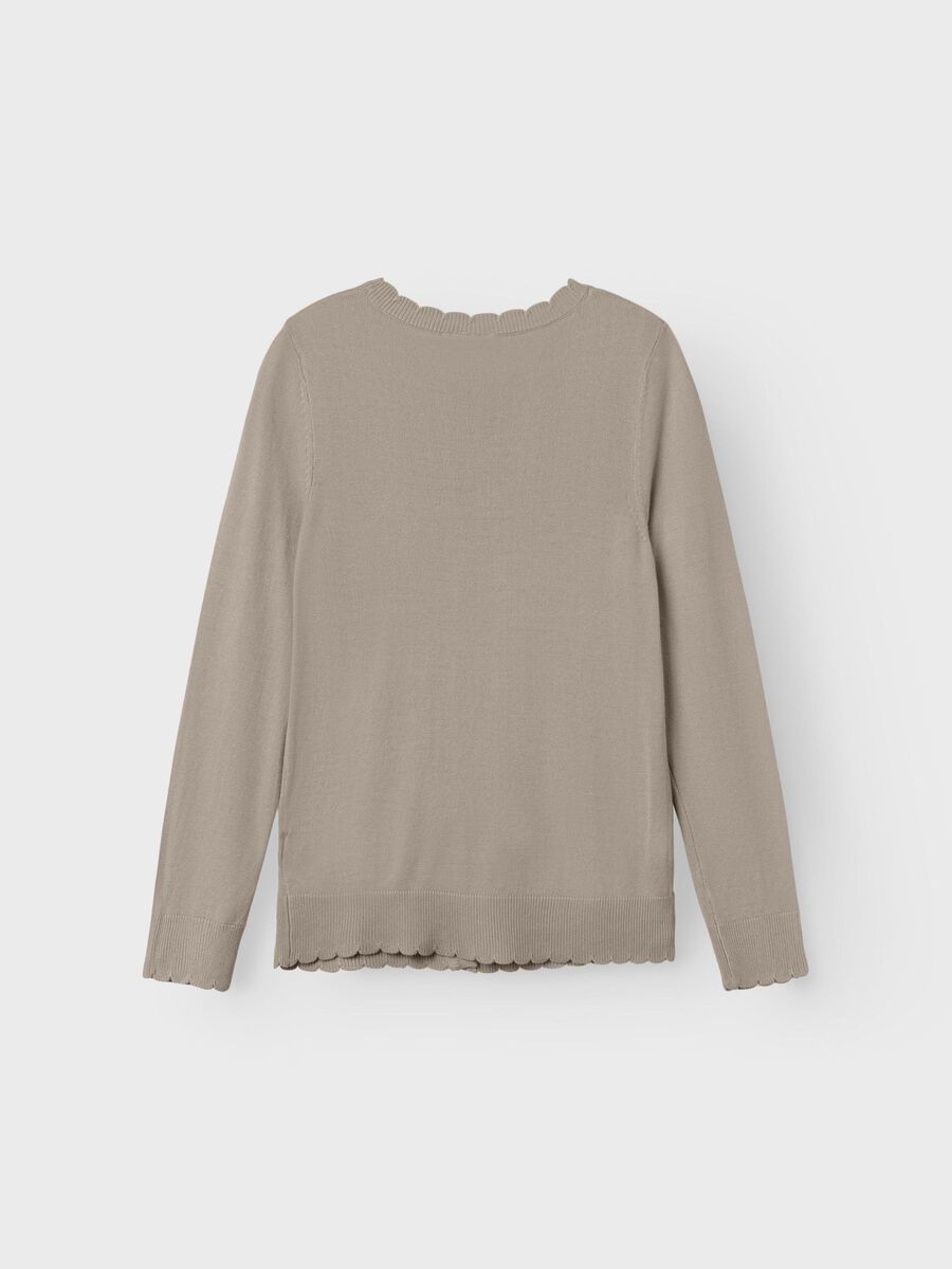 LANGE MOUWEN GEBREID VEST