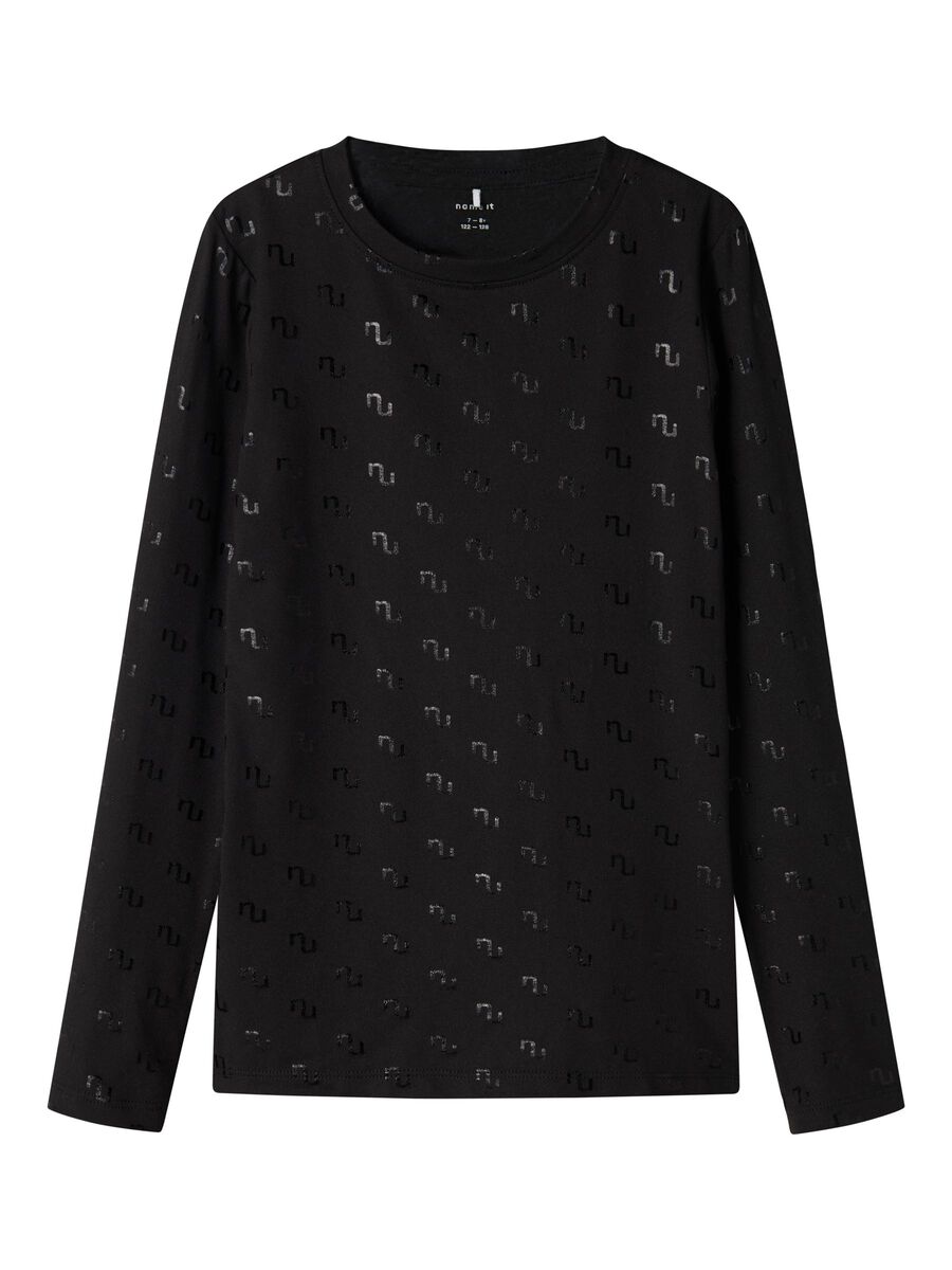 SLIM FIT TOP MET LANGE MOUWEN