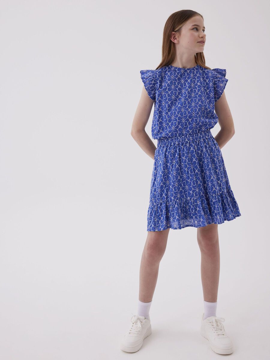 REGULAR FIT TOP MET KAPMOUWEN