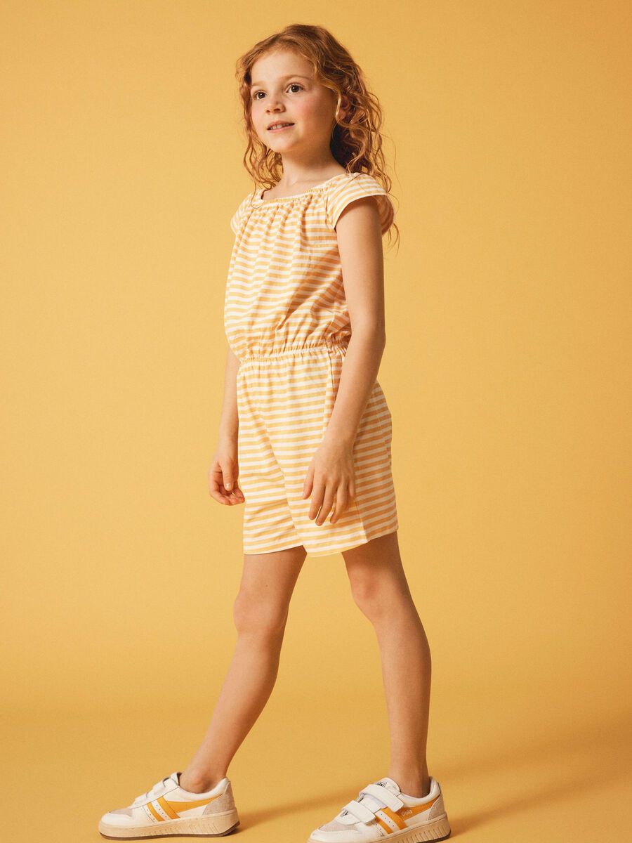 OFF-SHOULDER PLAYSUIT