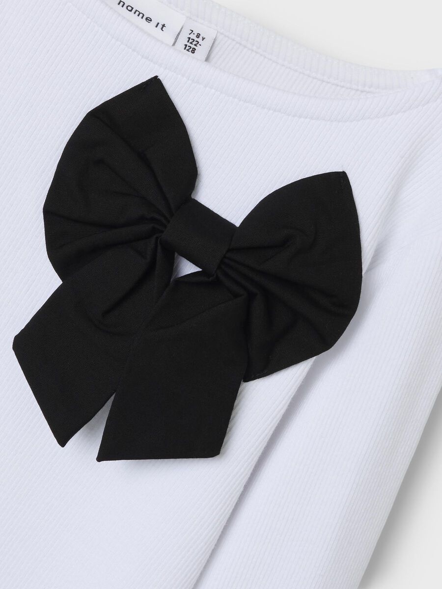 SLIM FIT TOP MET LANGE MOUWEN