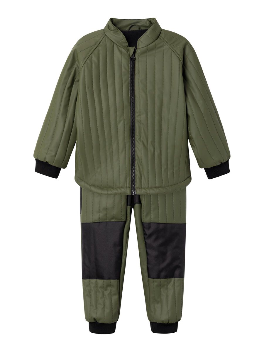 LANGE MOUWEN DOORGESTIKTE SET