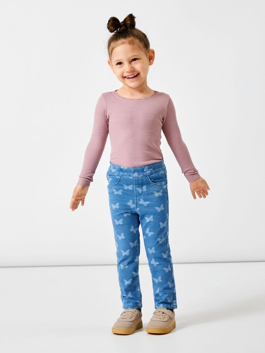 BASIC TOP MET LANGE MOUWEN