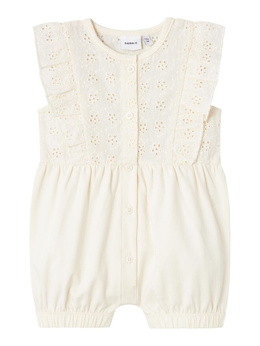 KORTE MOUWEN PLAYSUIT