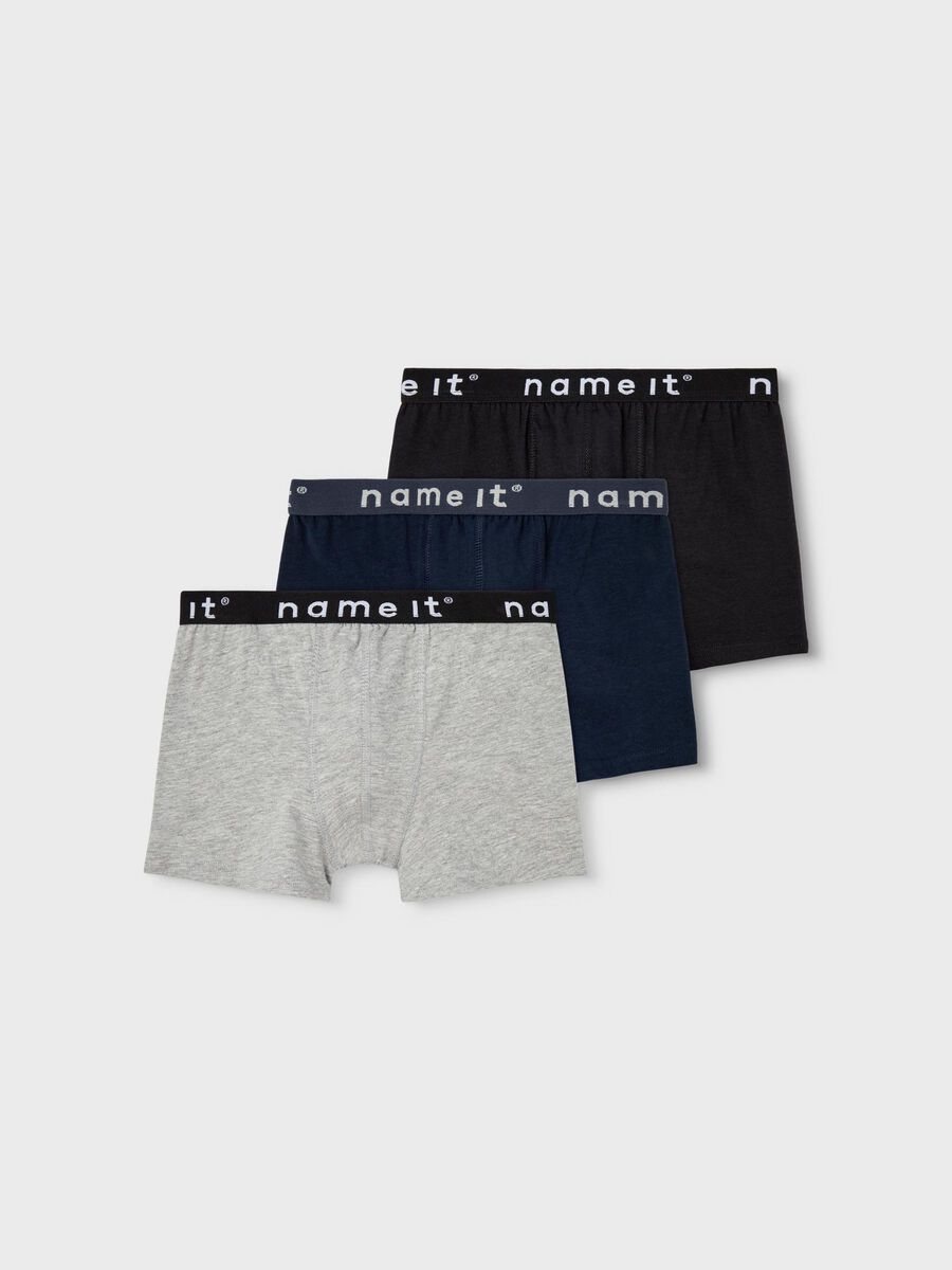 BASIC 3-PACK BOXERSHORTS