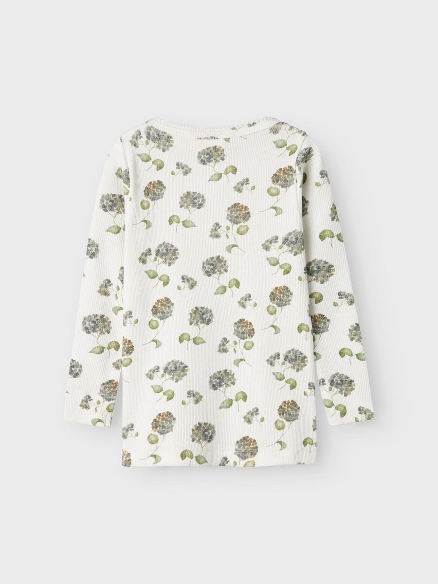 SLIM FIT TOP MET LANGE MOUWEN