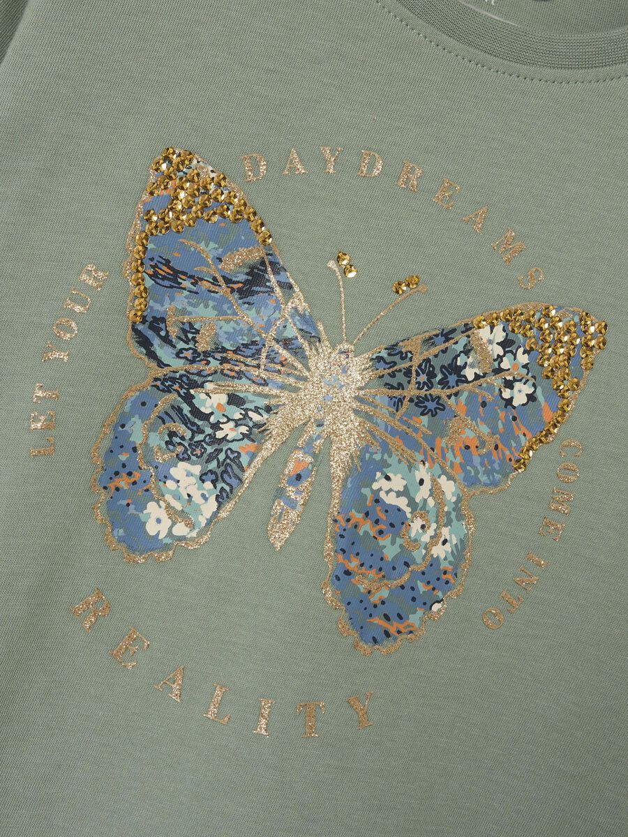 BIOLOGISCH KATOEN TOP MET LANGE MOUWEN