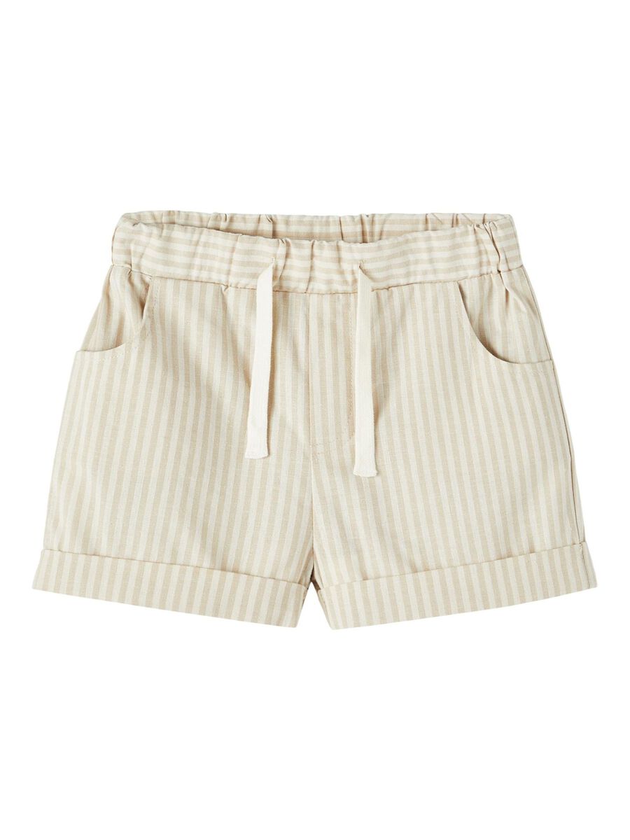 GESTREEPT SHORTS