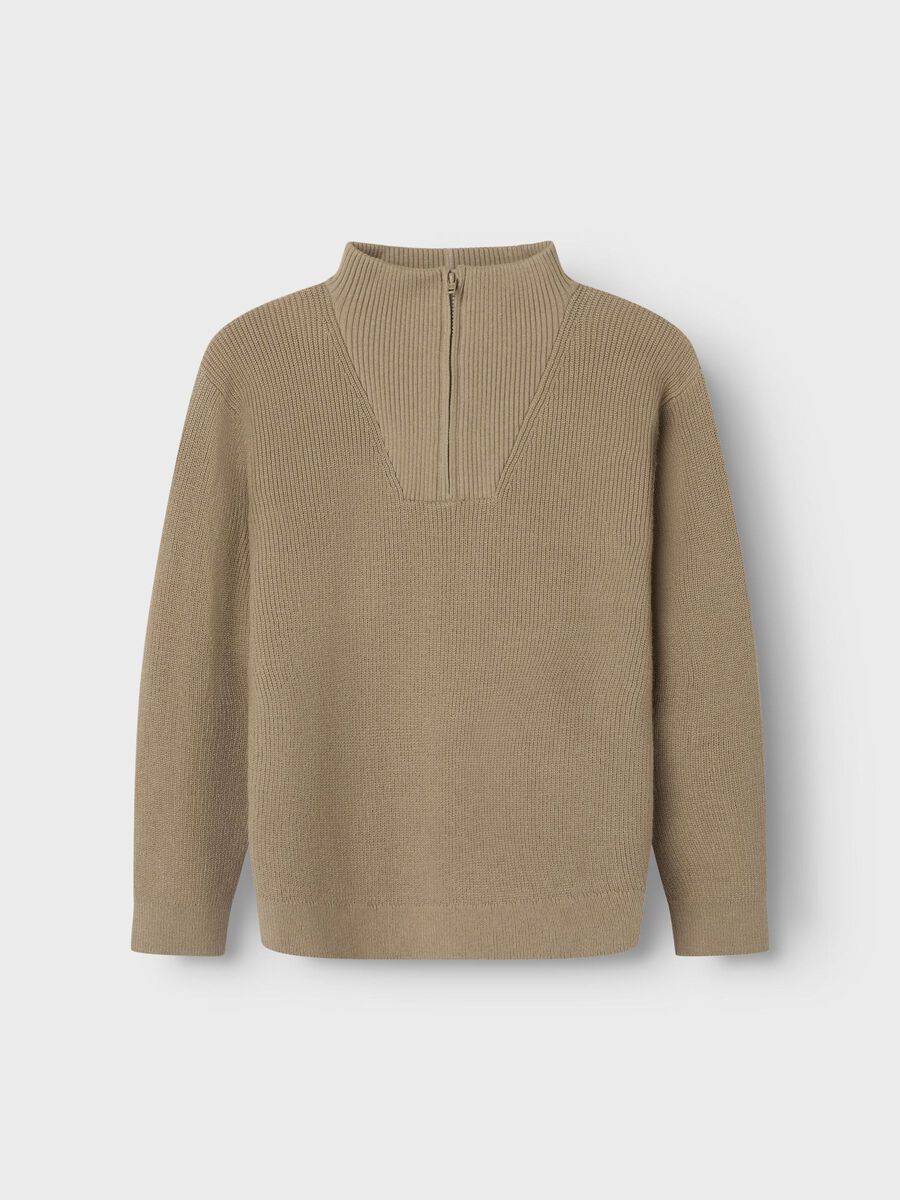 REGULAR FIT GEBREIDE TRUI