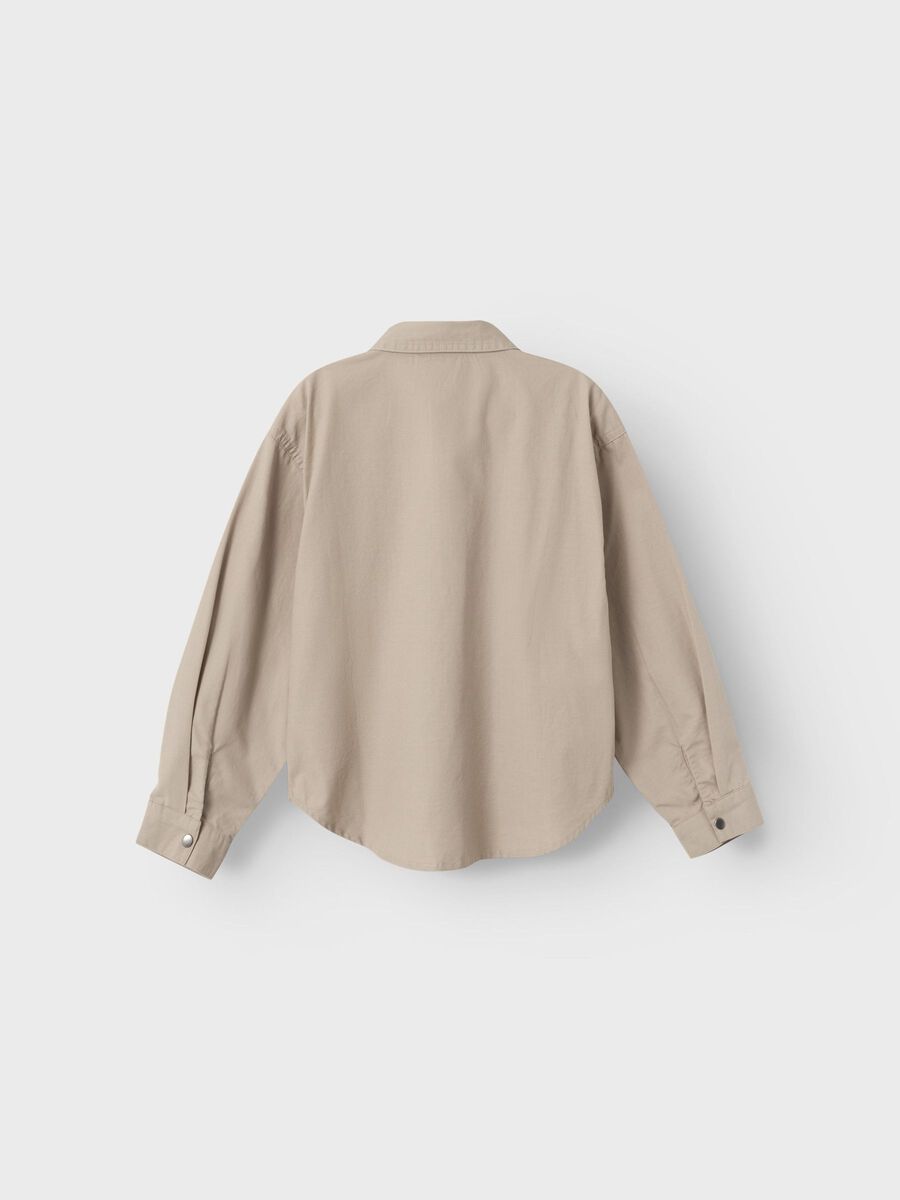 LANGE MOUWEN OVERSHIRT