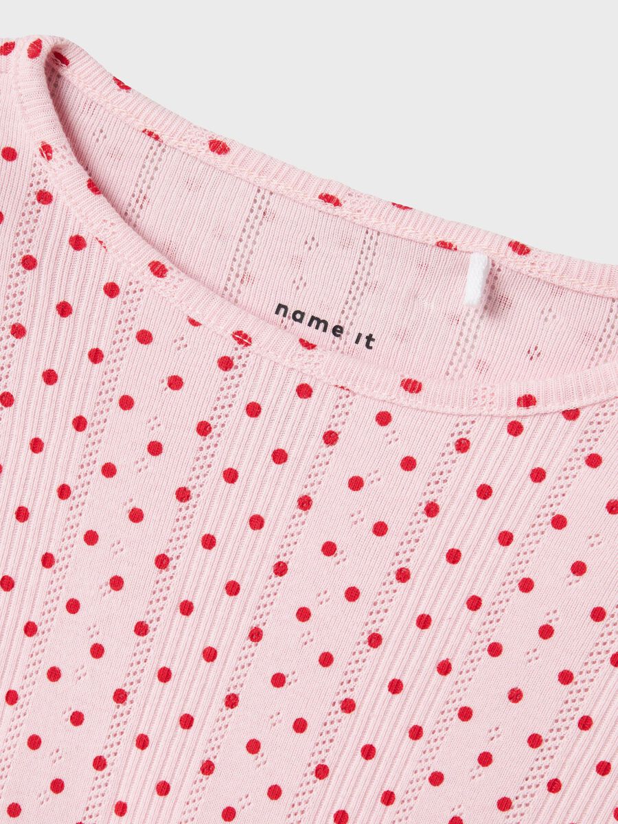 BIOLOGISCH KATOEN TOP MET LANGE MOUWEN