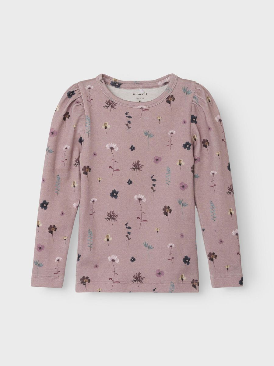 SLIM FIT TOP MET LANGE MOUWEN