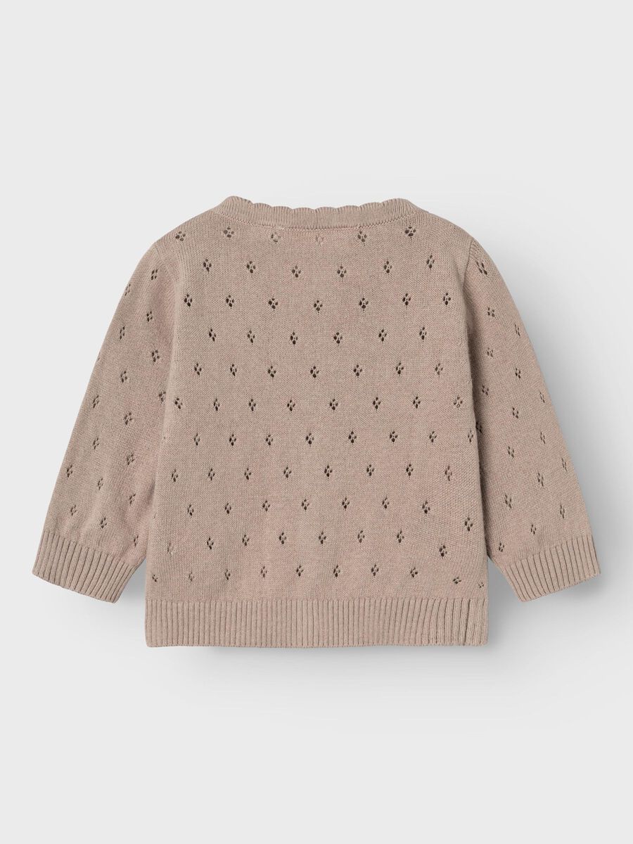 LANGE MOUWEN GEBREID VEST