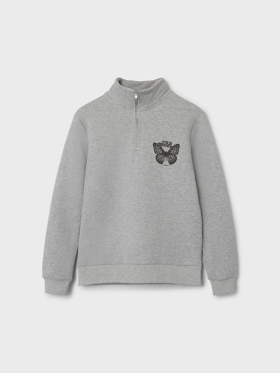 HALVE RITS SWEATSHIRT