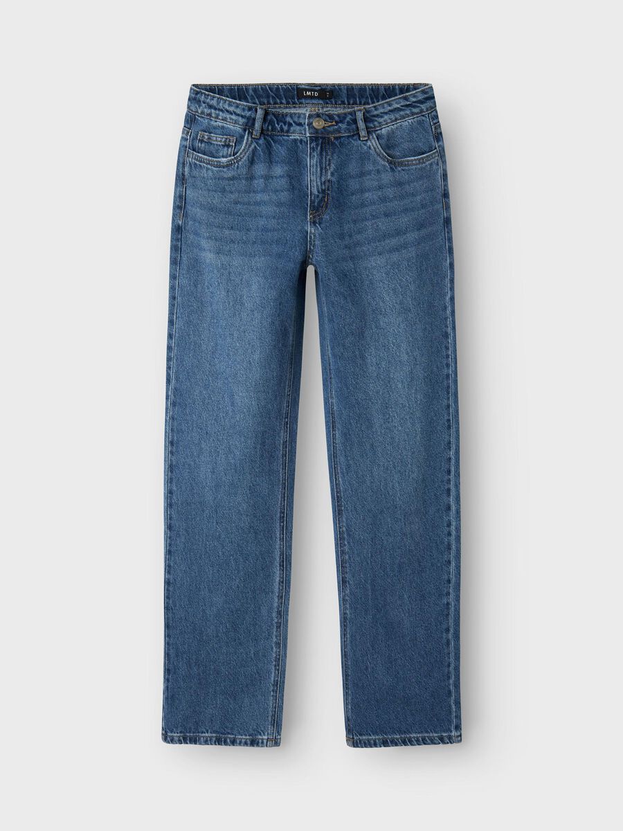 STRAIGHT LEG LOW WAIST JEANS
