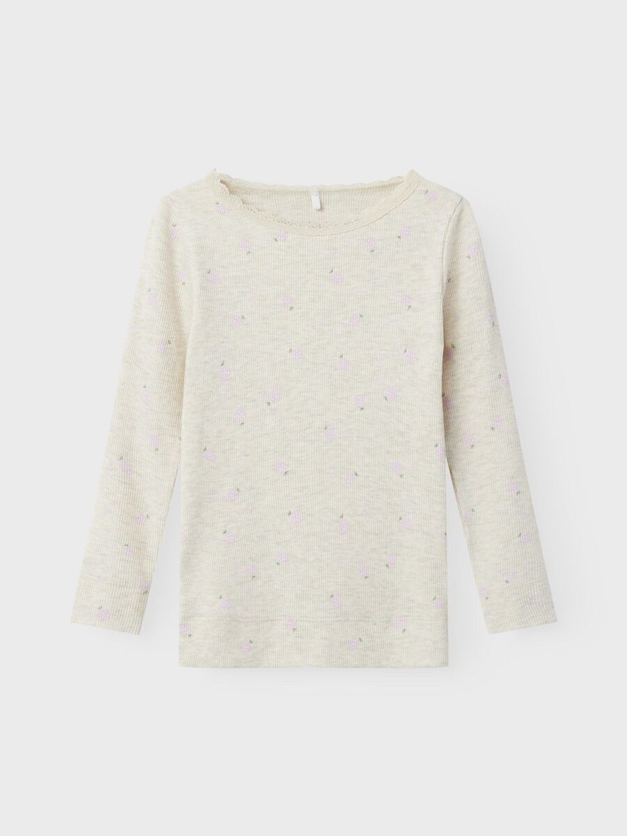 PRINT TOP MET LANGE MOUWEN