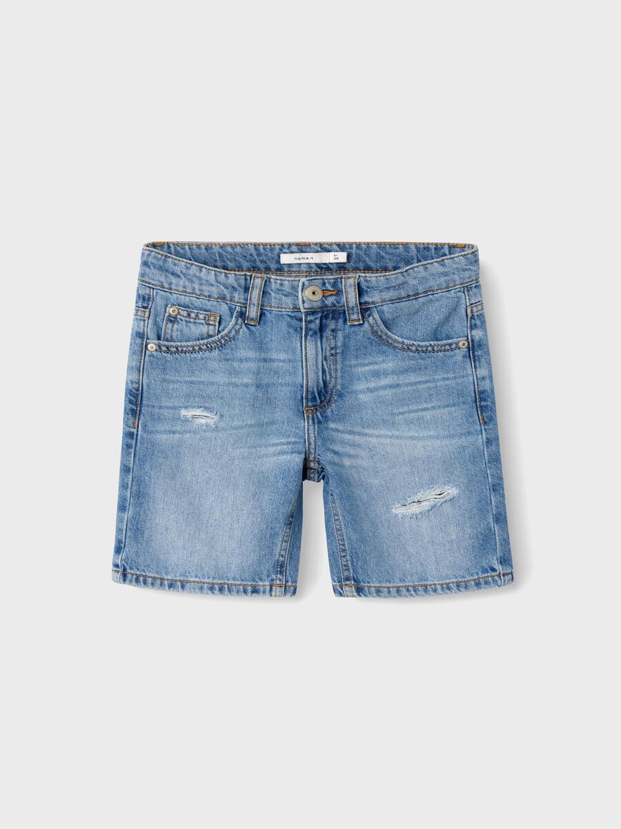LOOSE FIT DENIM SHORT