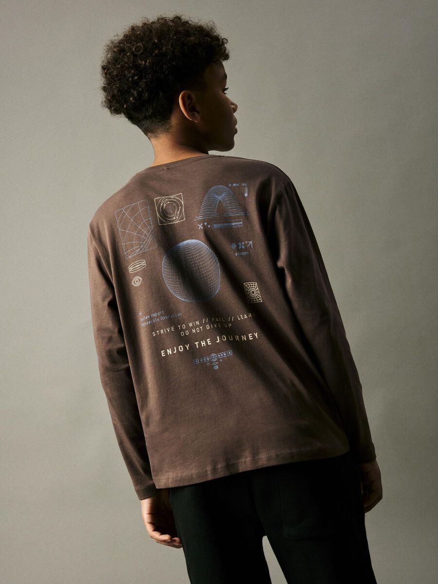 REGULAR FIT TOP MET LANGE MOUWEN