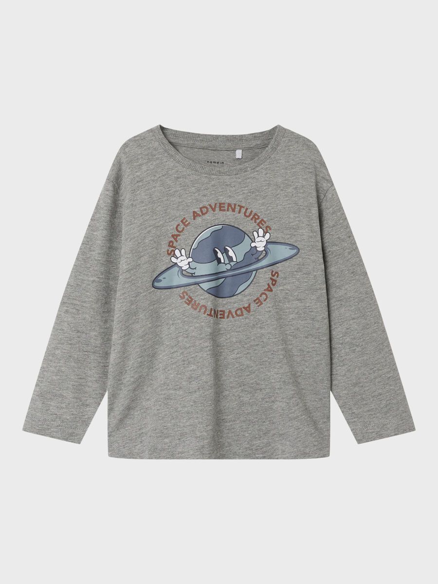 REGULAR FIT TOP MET LANGE MOUWEN