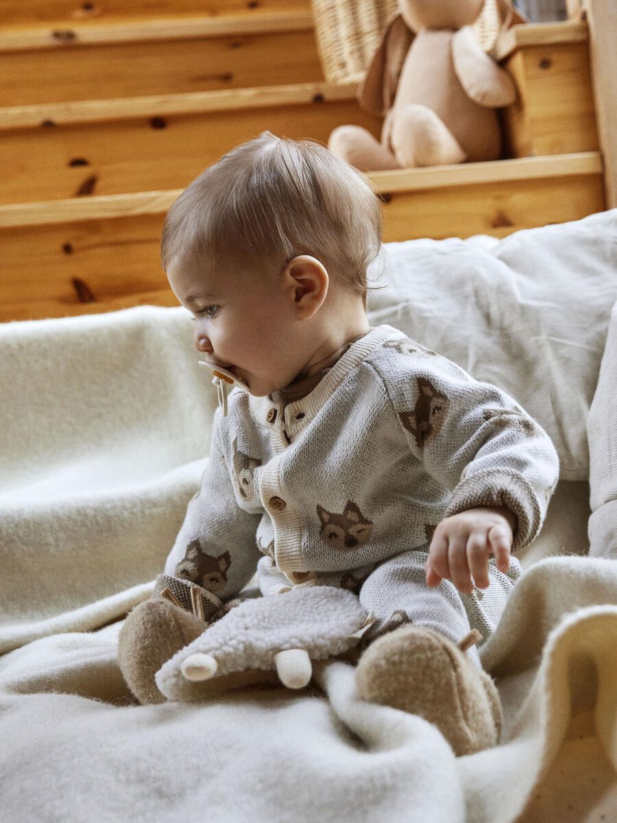 BIOLOGISCH KATOEN GEBREID VEST