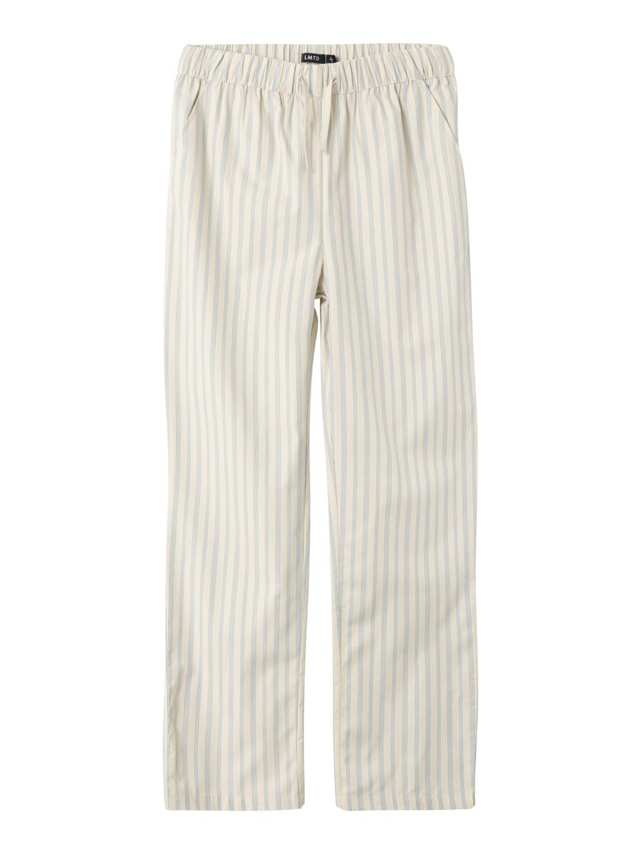 GESTREEPT STRAIGHT BROEK