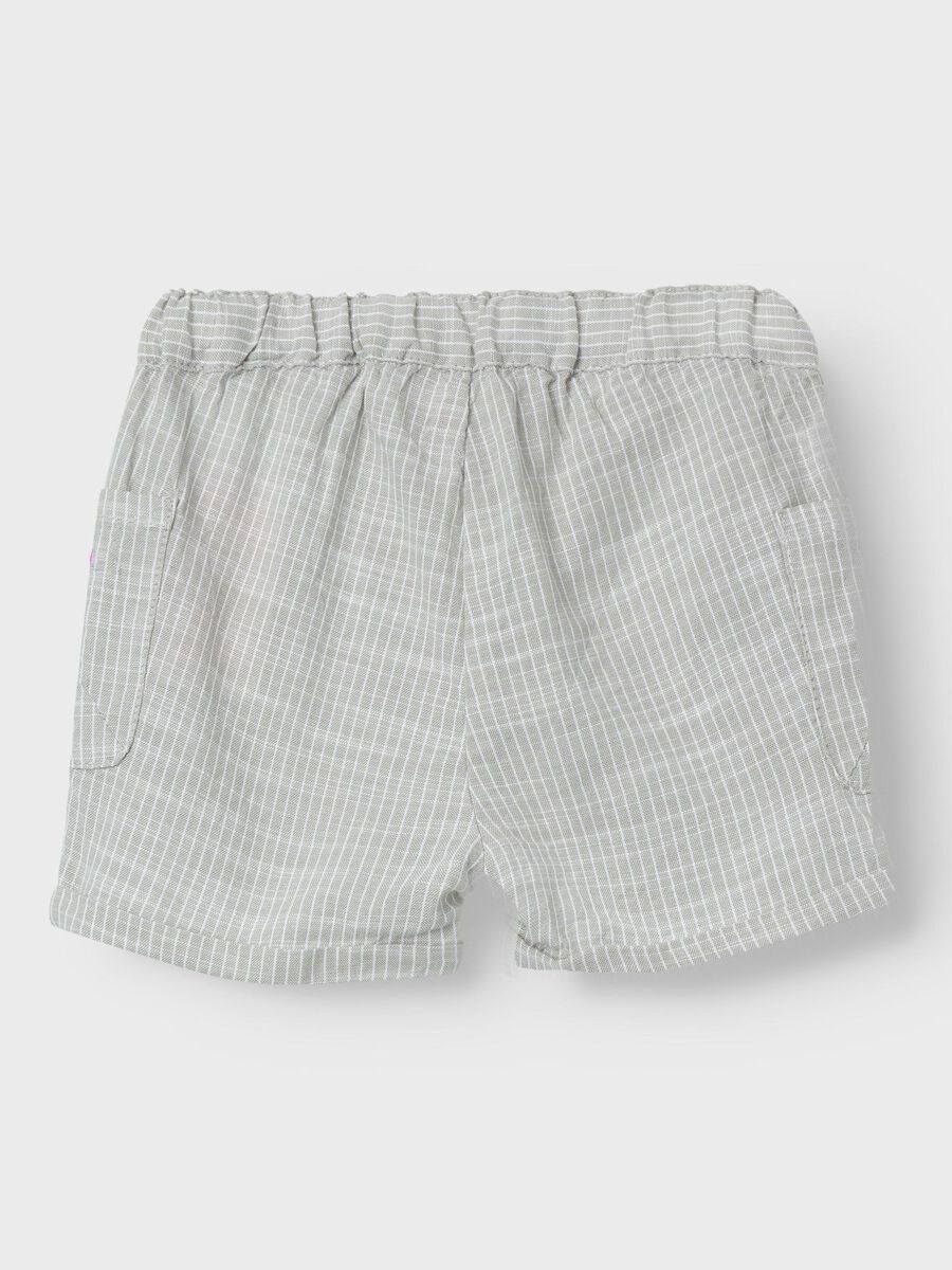 GESTREEPT SHORTS