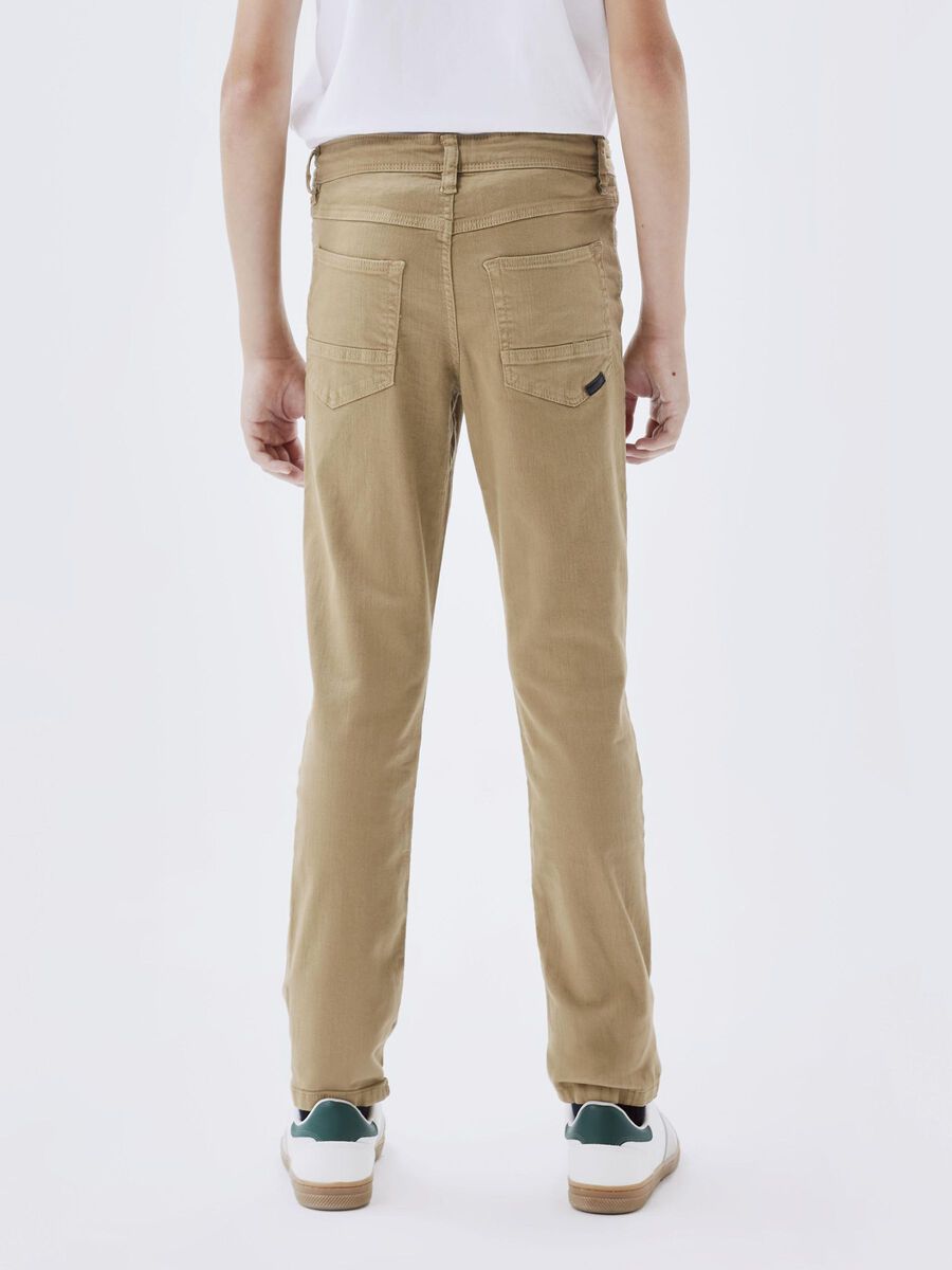 X-SLIM FIT TWILL BROEK