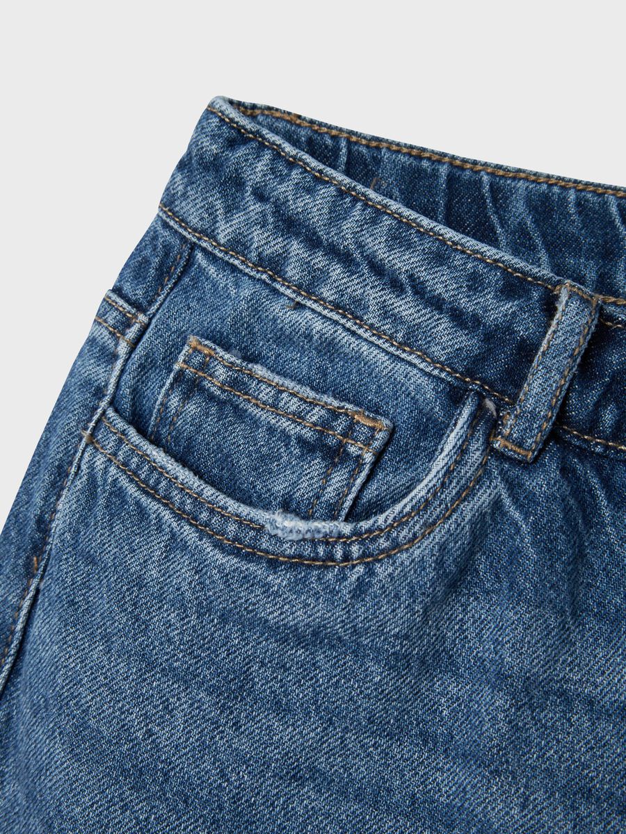 STRAIGHT LEG LOW WAIST JEANS