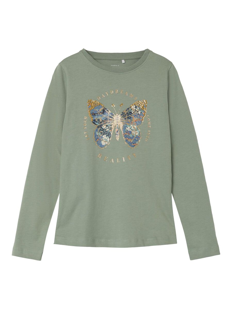 BIOLOGISCH KATOEN TOP MET LANGE MOUWEN