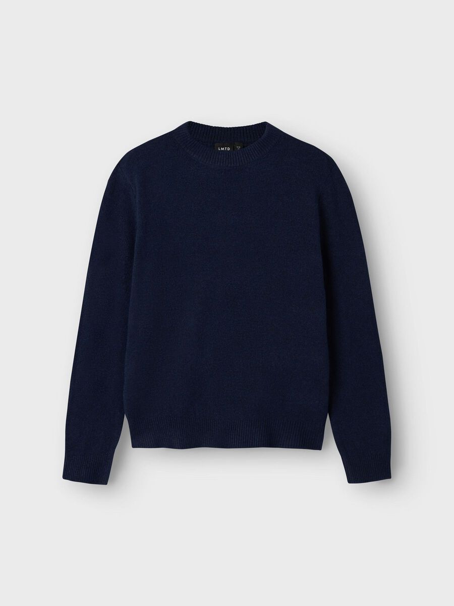 LANGE MOUWEN GEBREIDE TOP