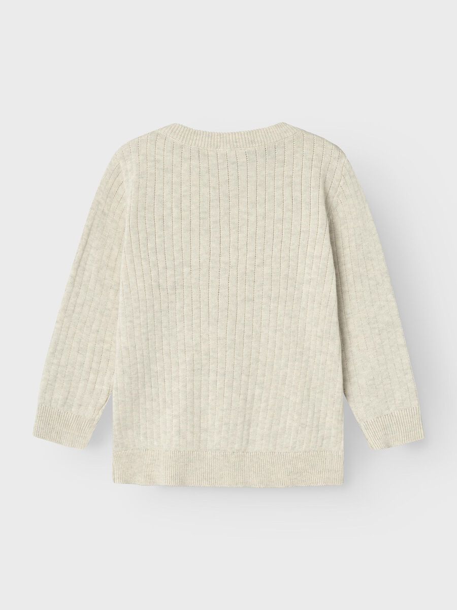 LANGE MOUWEN GEBREID VEST