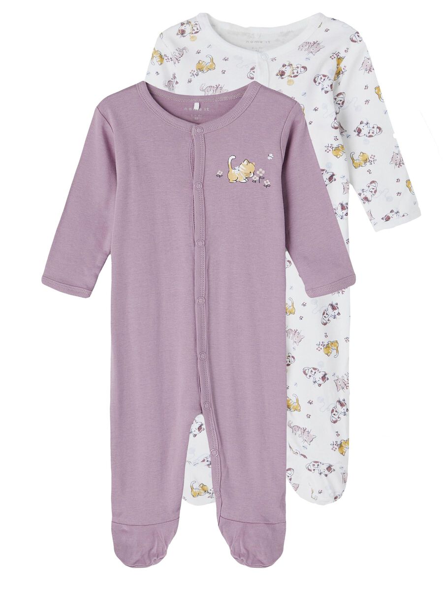 2-PACK DRUKKNOPEN PYJAMA